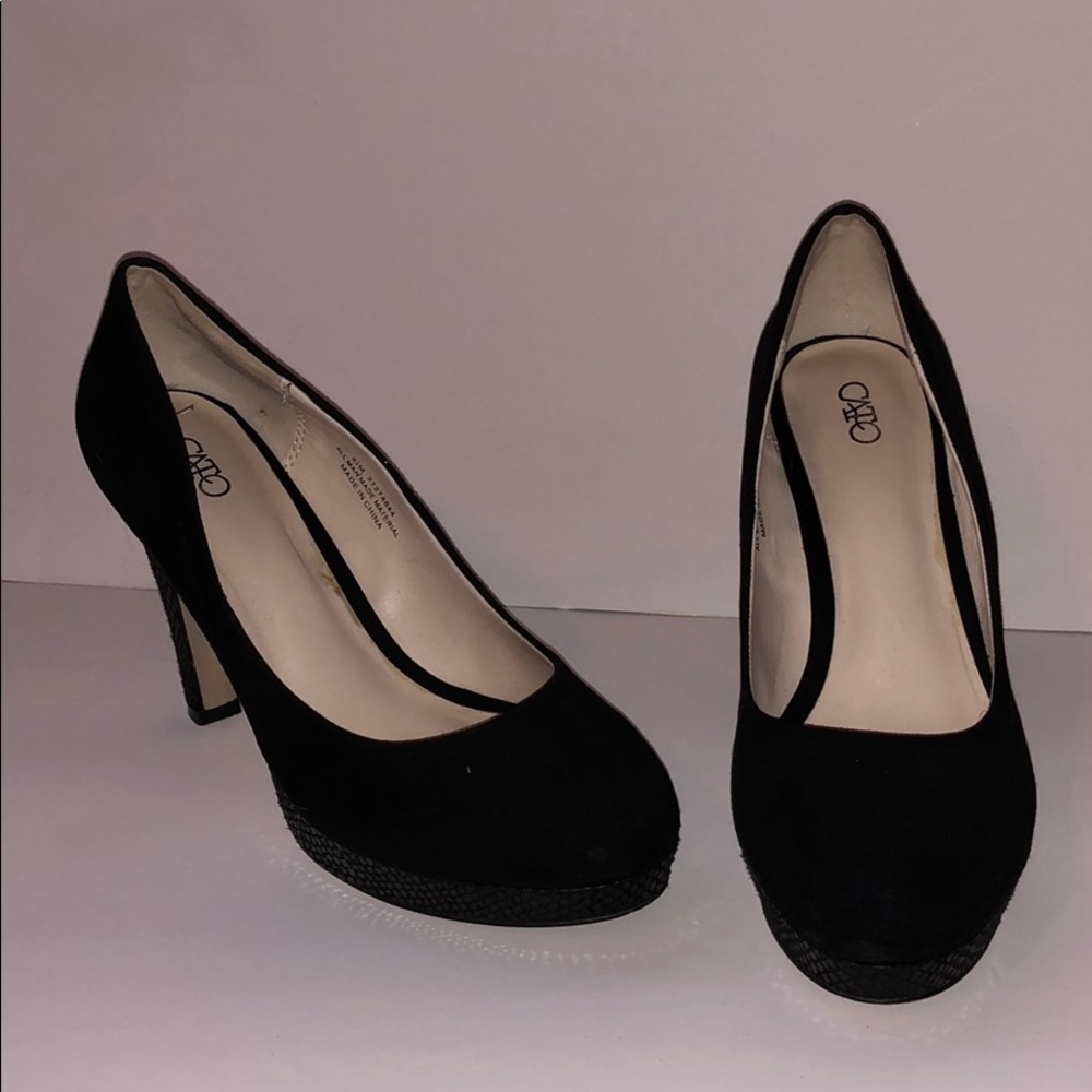 Black heels